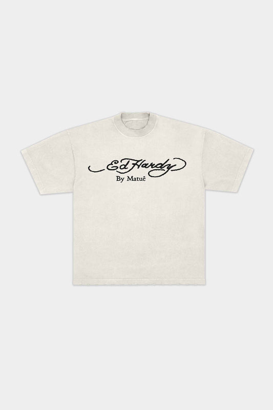 Camiseta Ed Hardy x Matuê By Matuê (Off White)