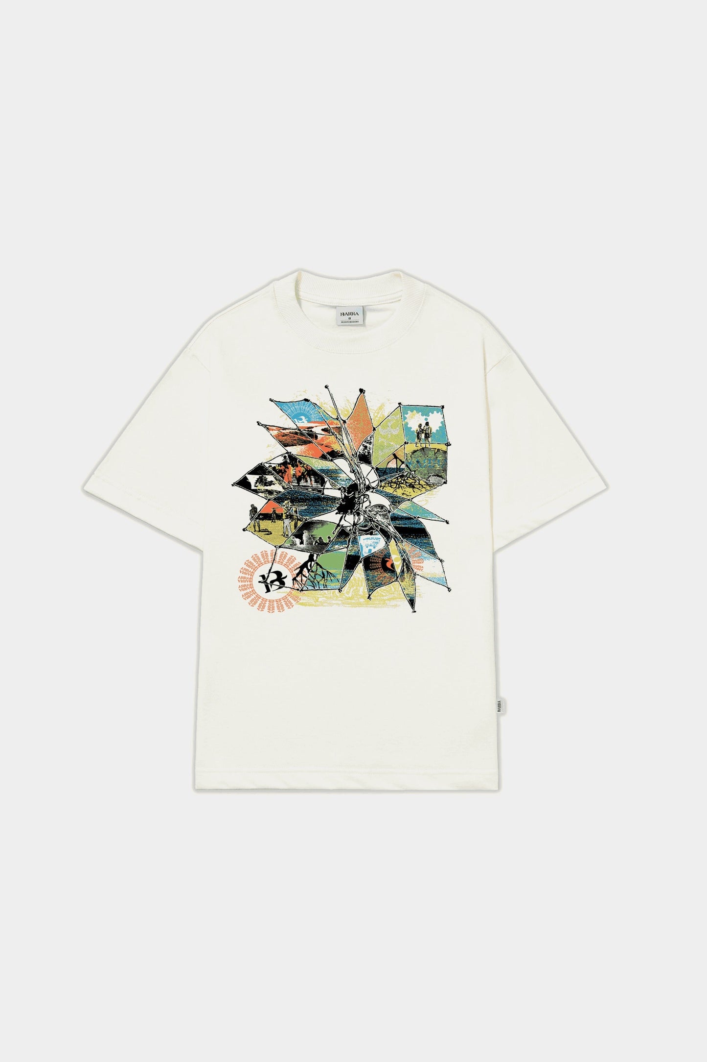 Camiseta Barra Crew Imaginario (Off White)