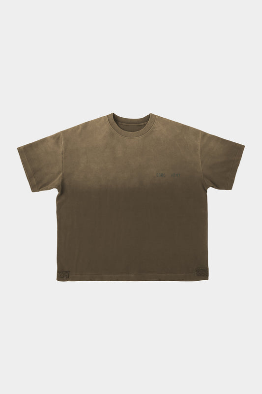 T-SHIRT EGHO UNF Boxy Olive