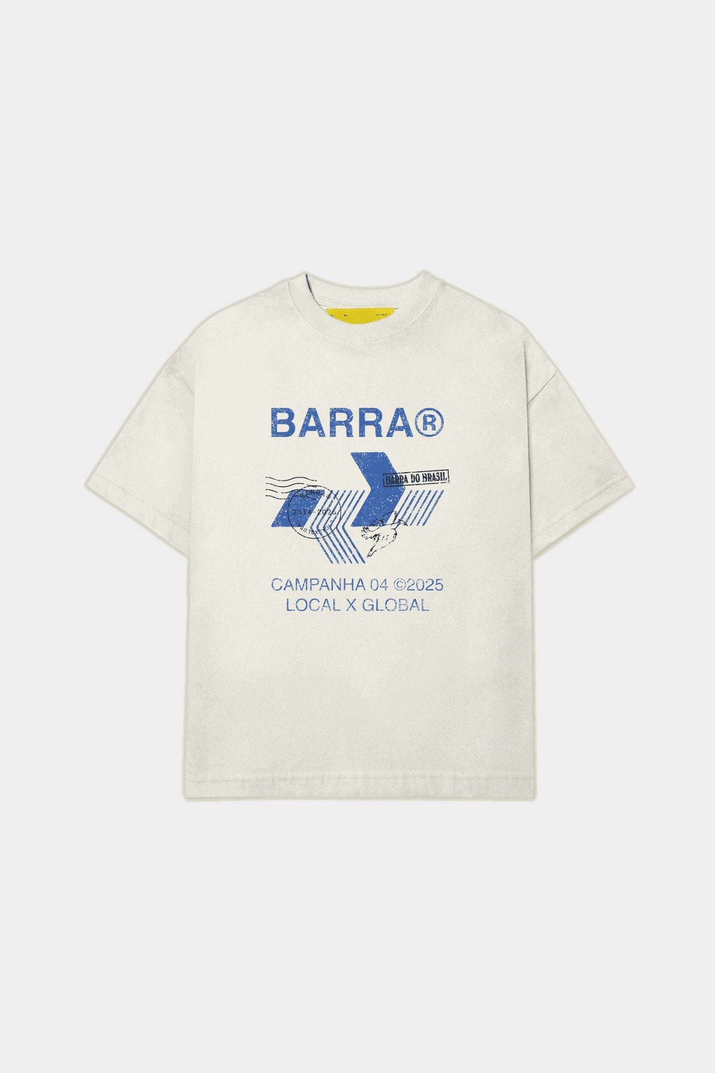 Camiseta Barra Crew Souvenir Postal (Off White)