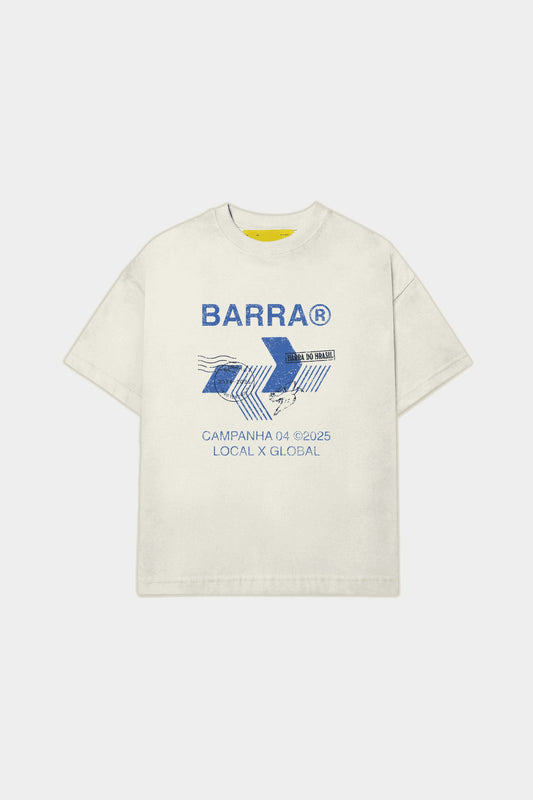 Camiseta Barra Crew Souvenir Postal (Off White)