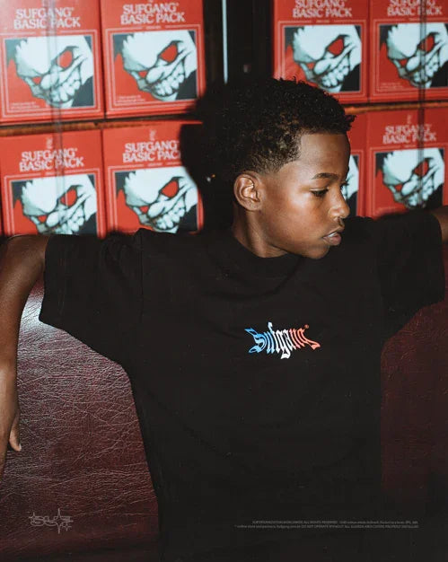 T-SHIRT SUFGANG CLASSIC LOGO BLACK