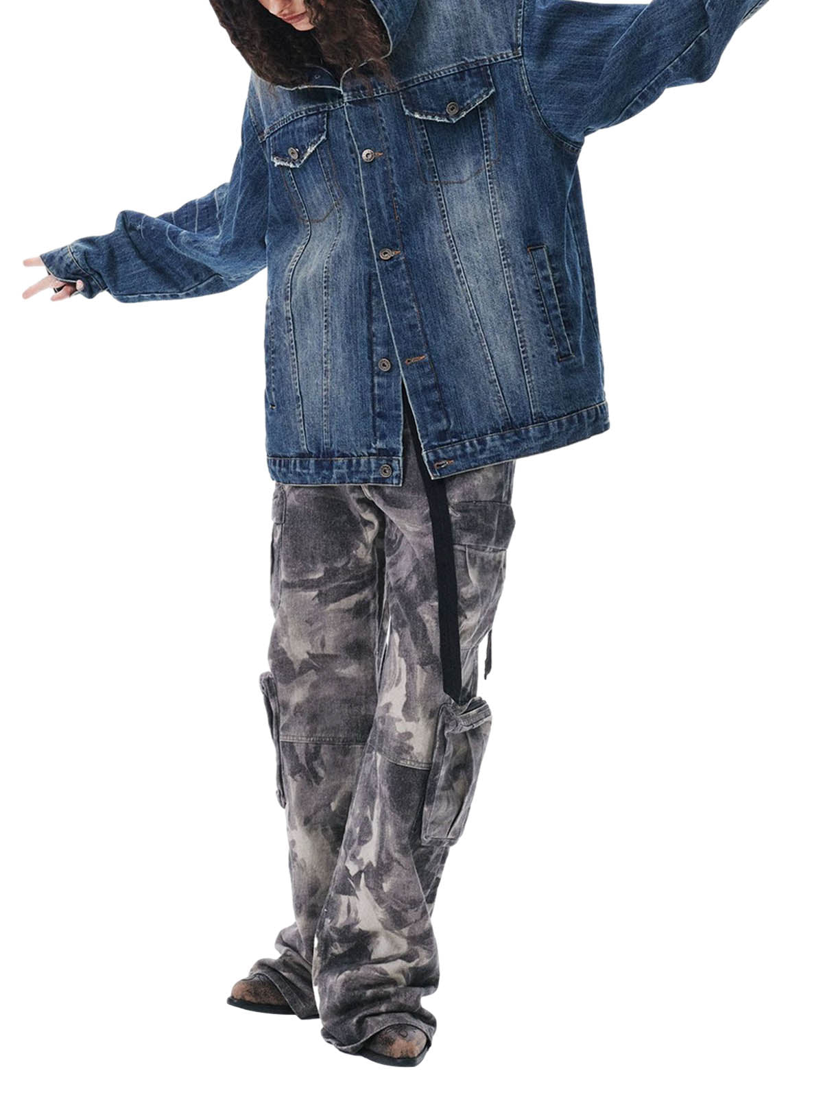 JAQUETA HOODED WORKWEAR WASHED
