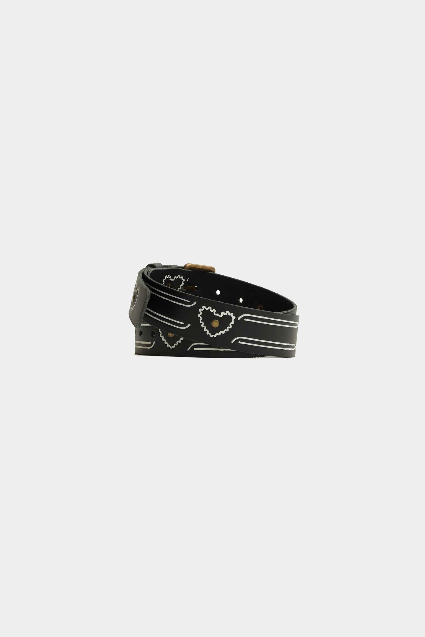 CINTO BARDA BLACK LEATHER