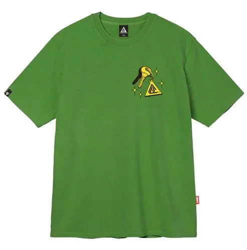 T-SHIRT KEY SYMBOL DARK GREEN