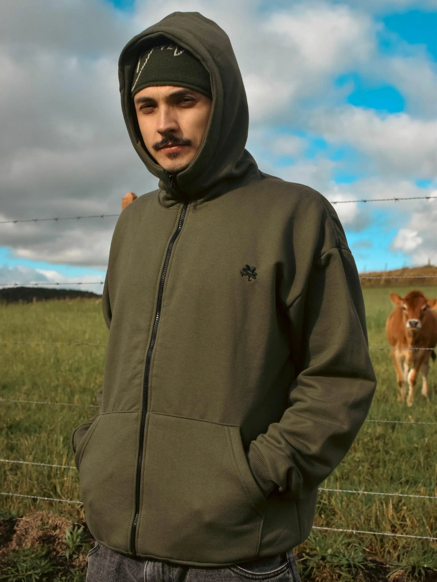 Moletom Hoodie Verde Streetwear STYNVO