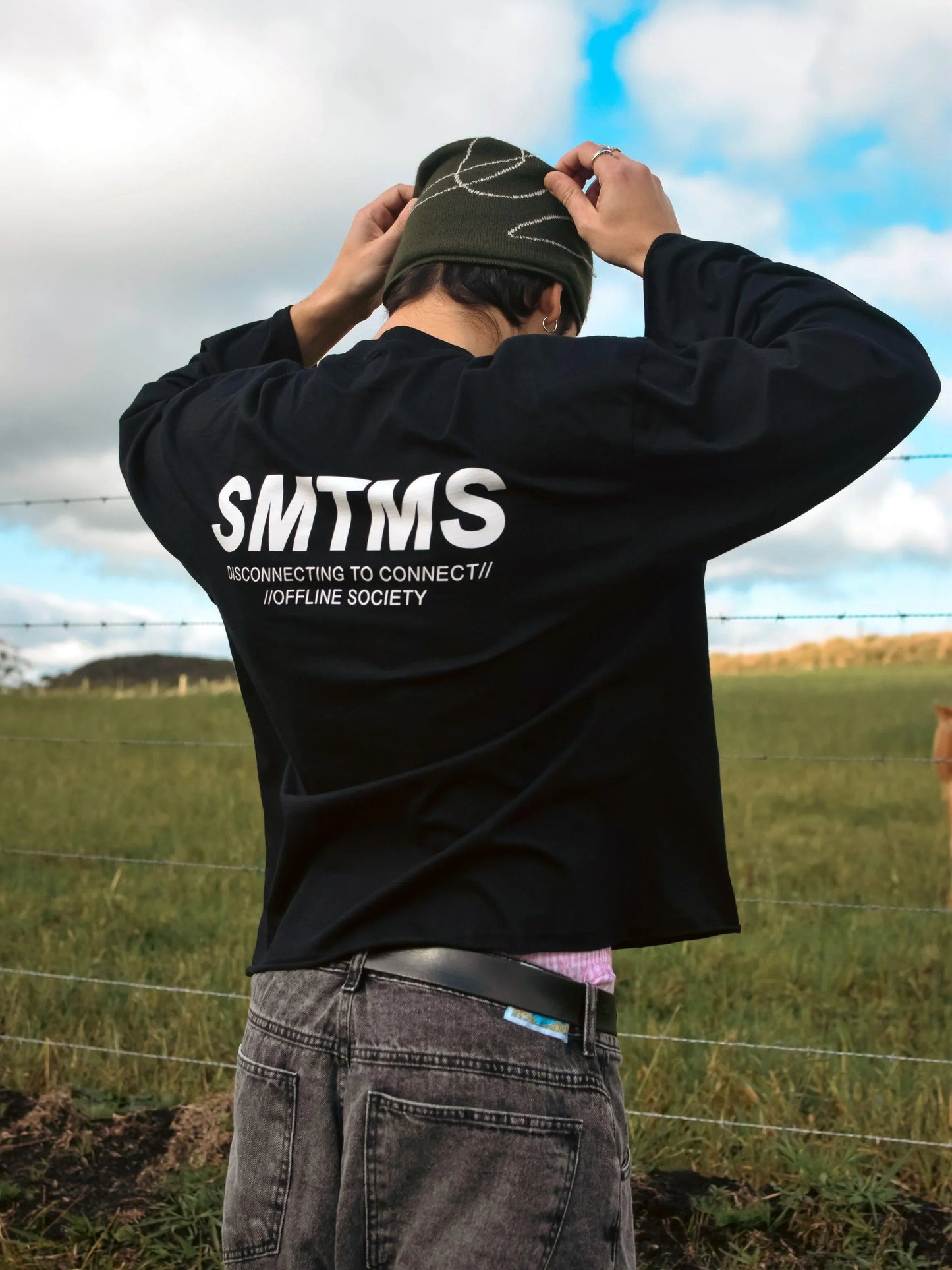 CAMISETA LONG SLEEVE SMTMS BLACK