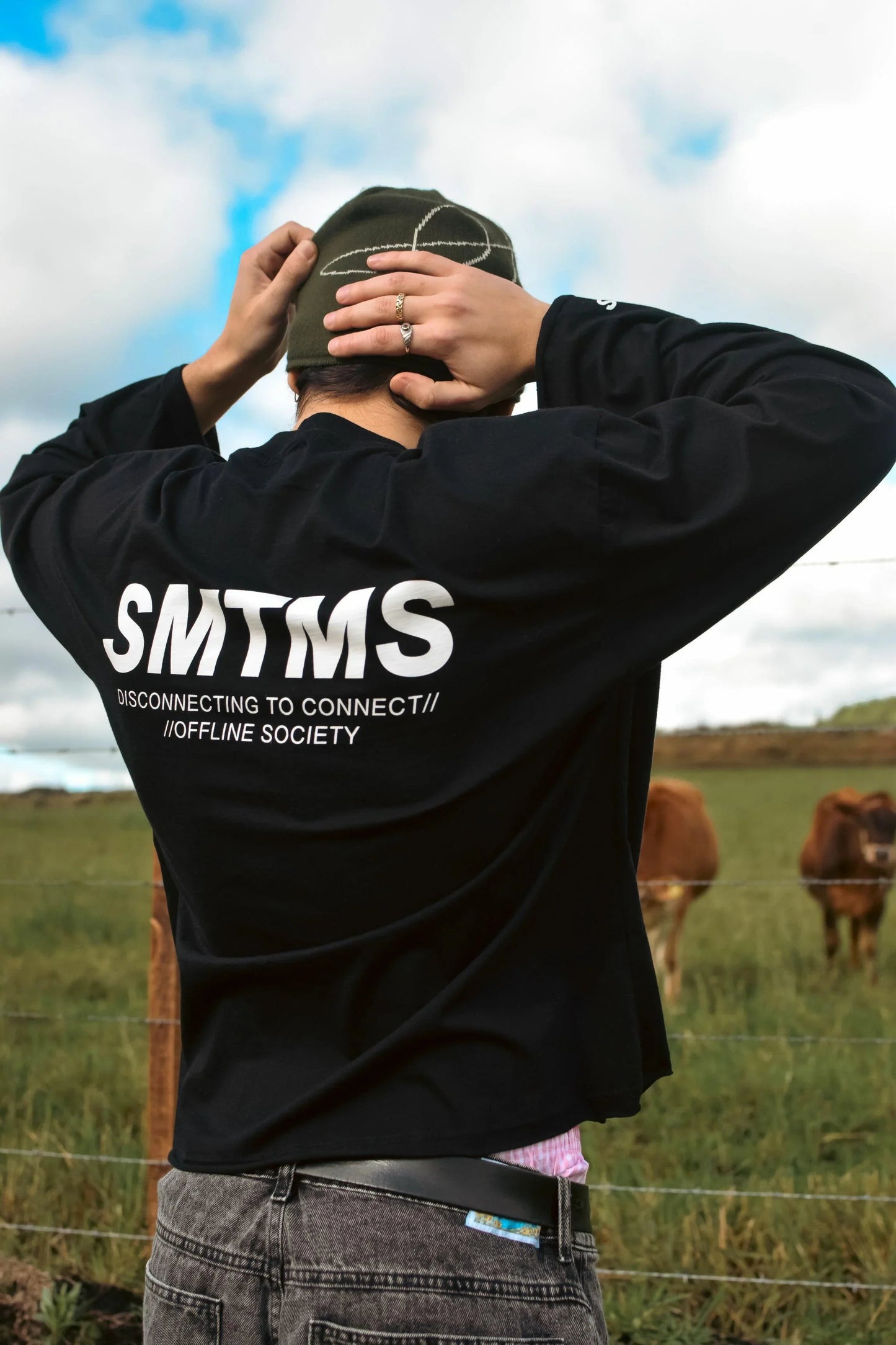CAMISETA LONG SLEEVE SMTMS BLACK