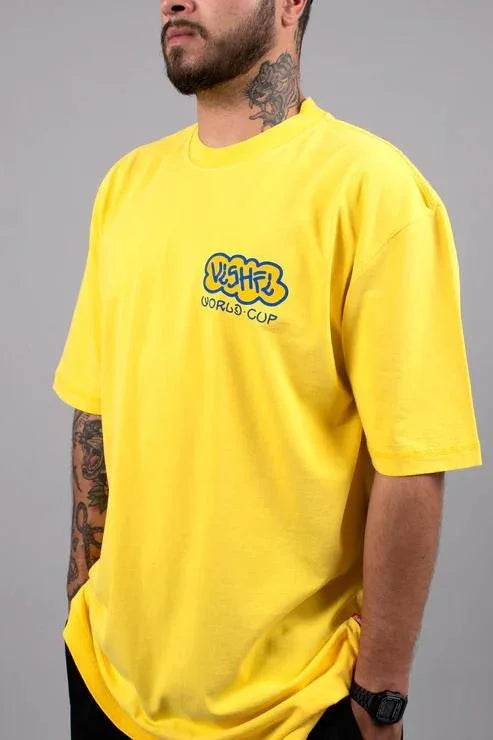 T-SHIRT RETRATOS DARK YELLOW