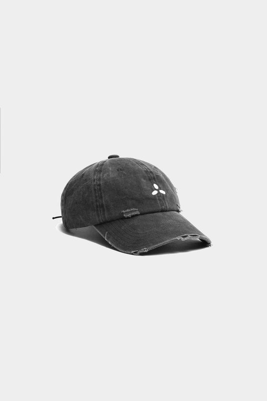 Bone Elo Em Comum Dad Hat Destroyed 3DOT (Stoned Black)