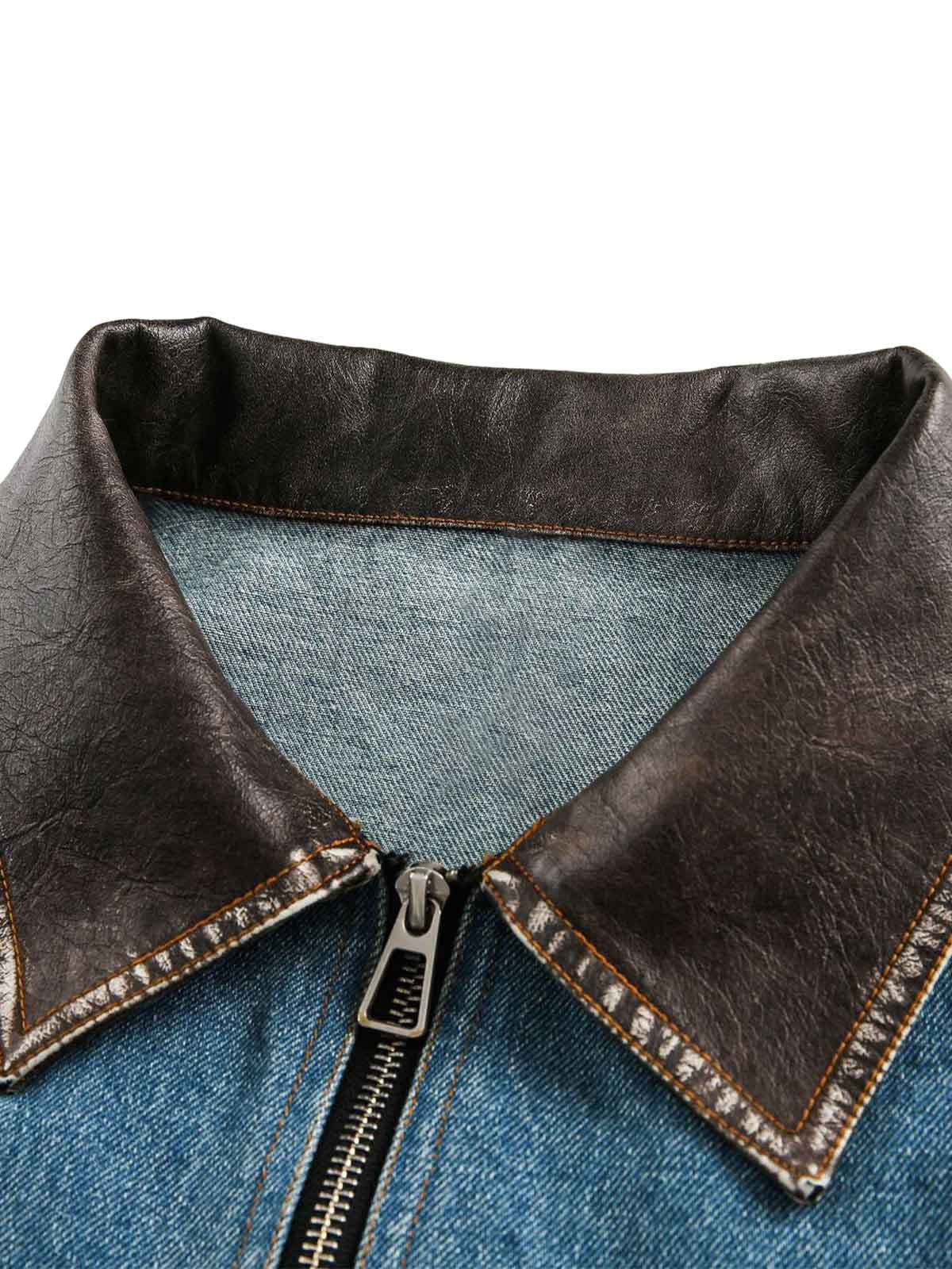 Jaqueta Heavy Washed Denim Work