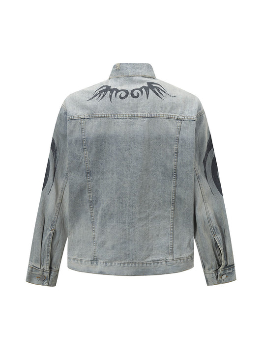 JAQUETA TOTEM WASHED DENIM
