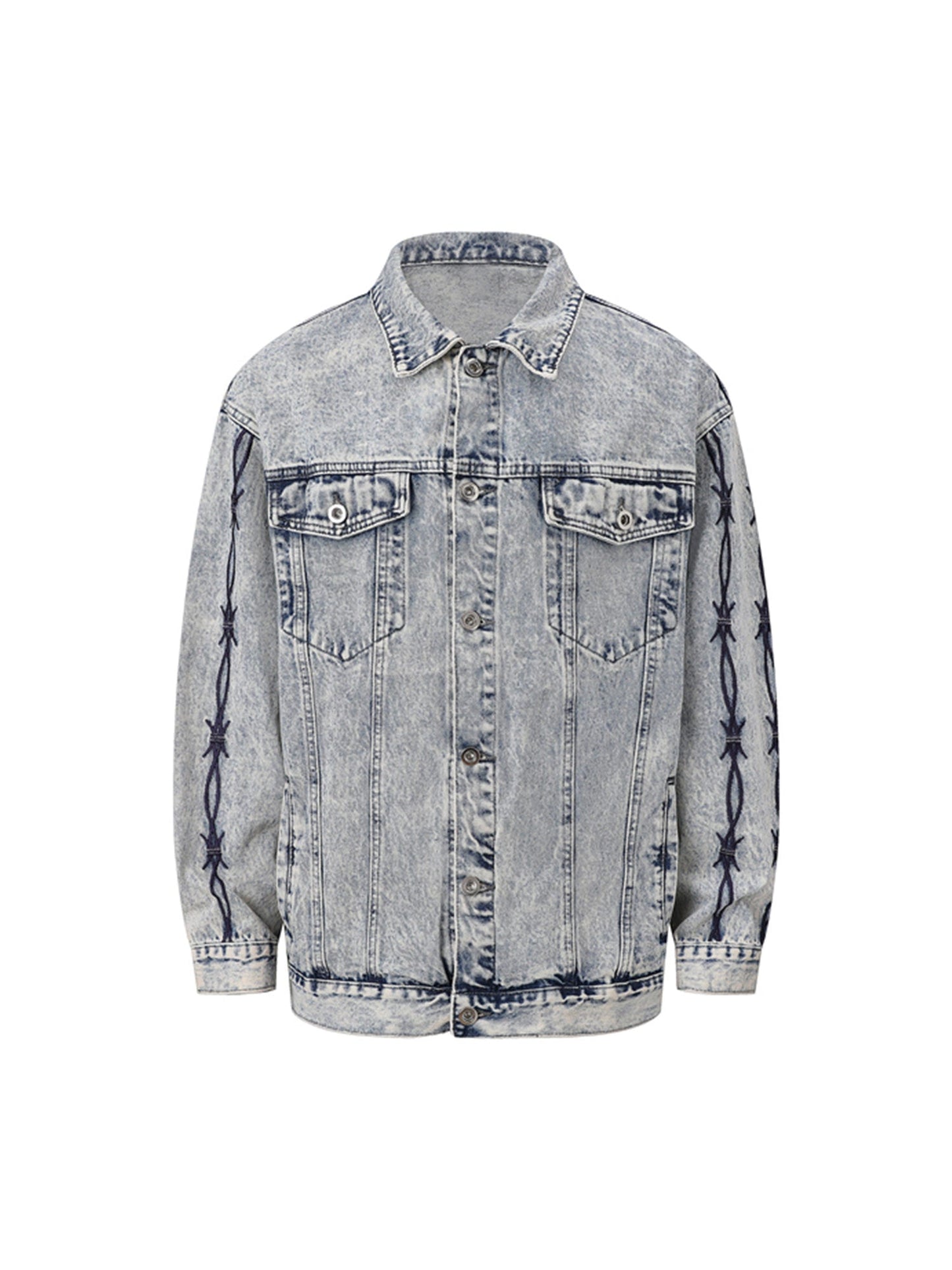 JAQUETA THORN EMBROIDERED DENIM