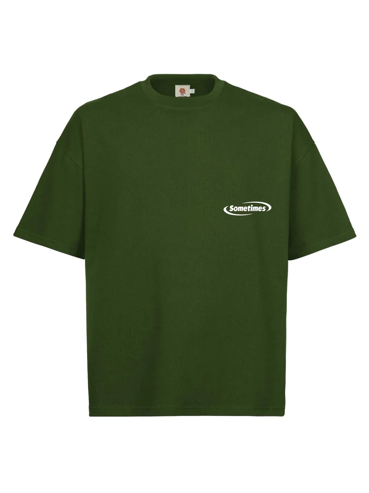 T-SHIRT BOXY GREEN GOOD AGAIN
