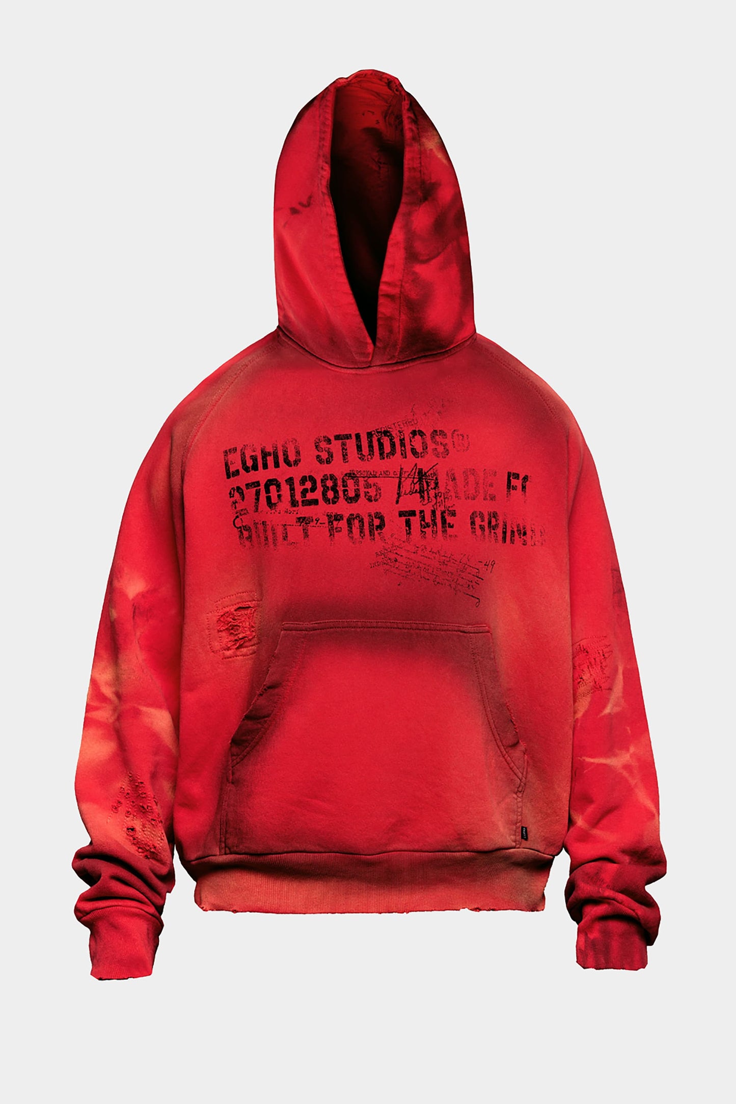 HOODIE EGHO GRIND RED