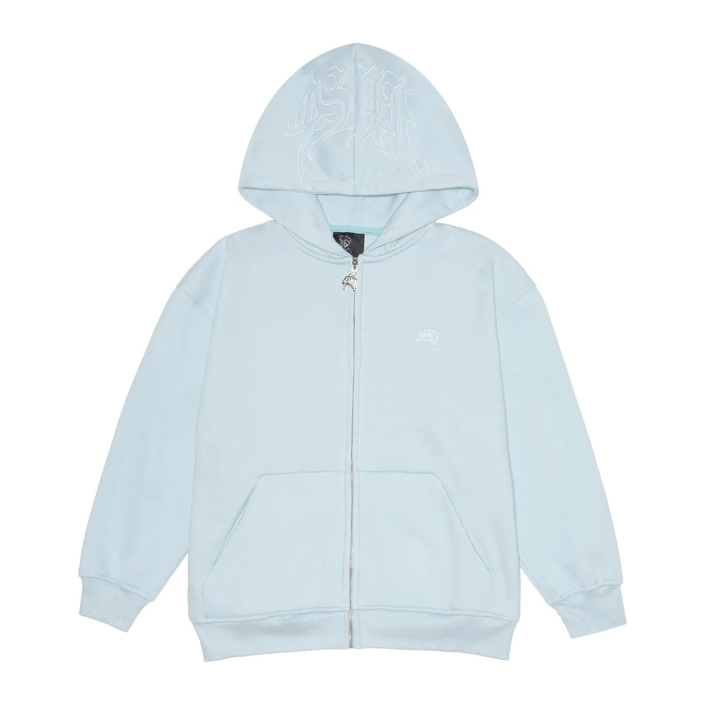 HOODIE ZÍPER 4SUF AZUL CLARO