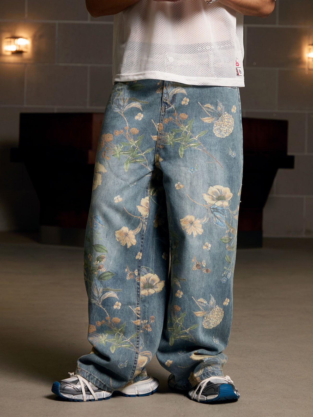 Calça Florals Carpenter Pant