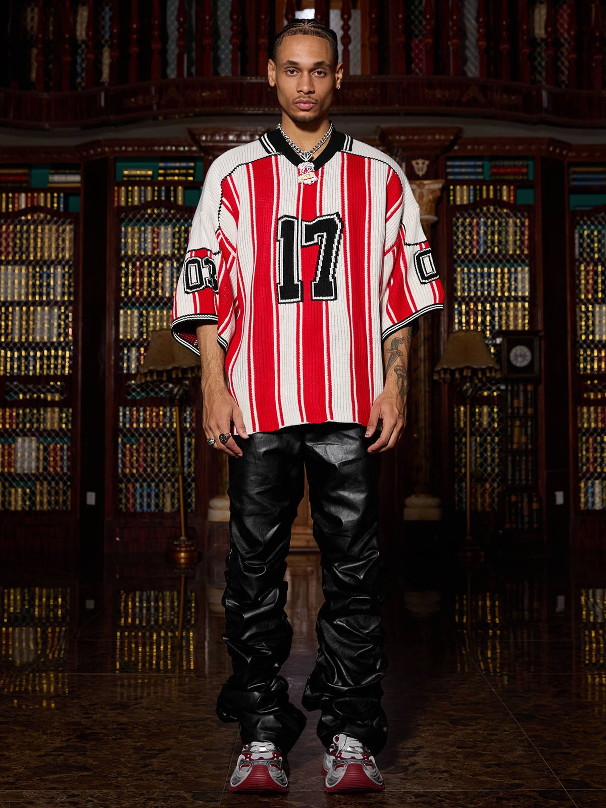 SUÉTER STRIPE BASEBALL KNIT
