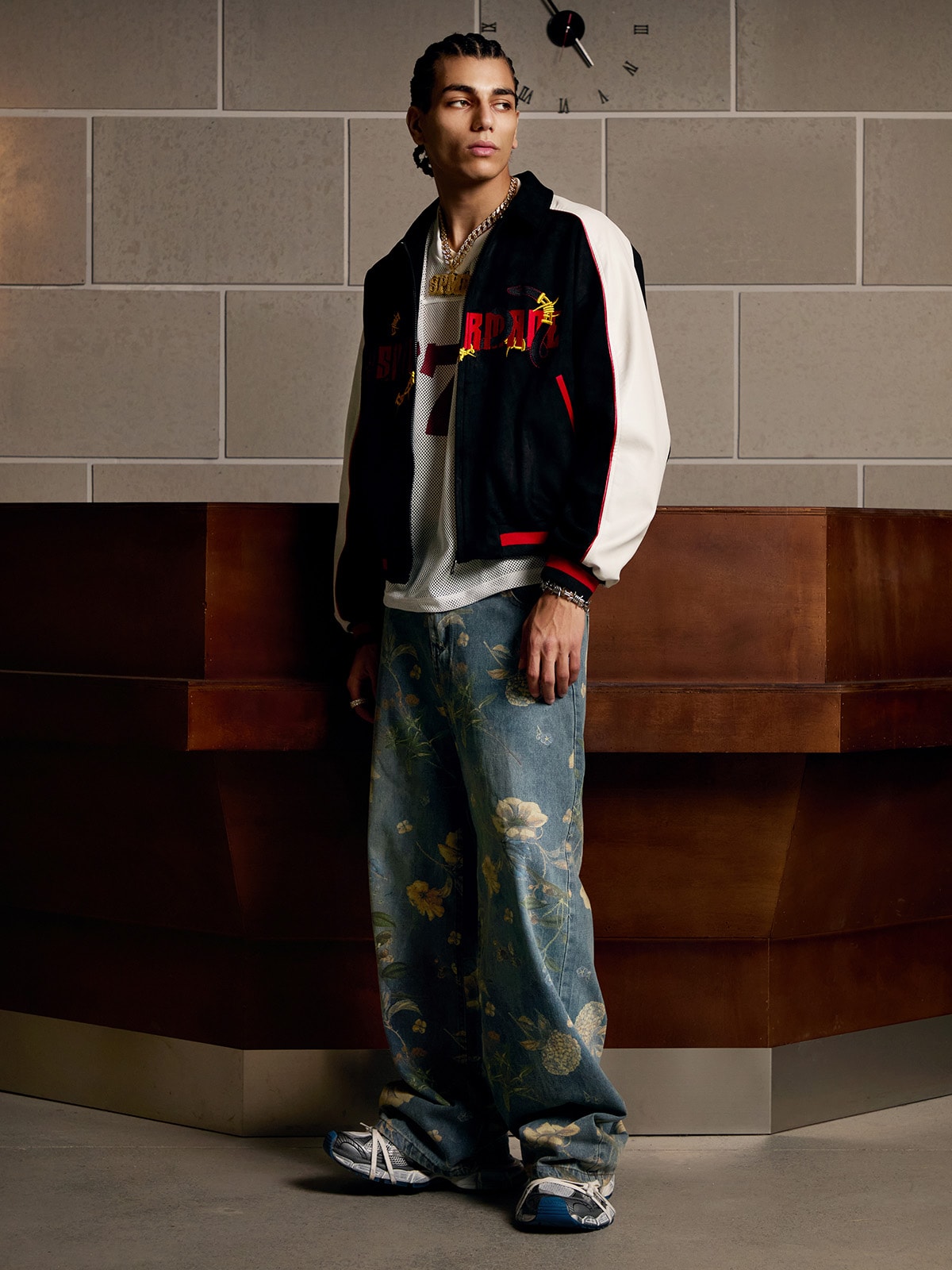 Calça Florals Carpenter Pant