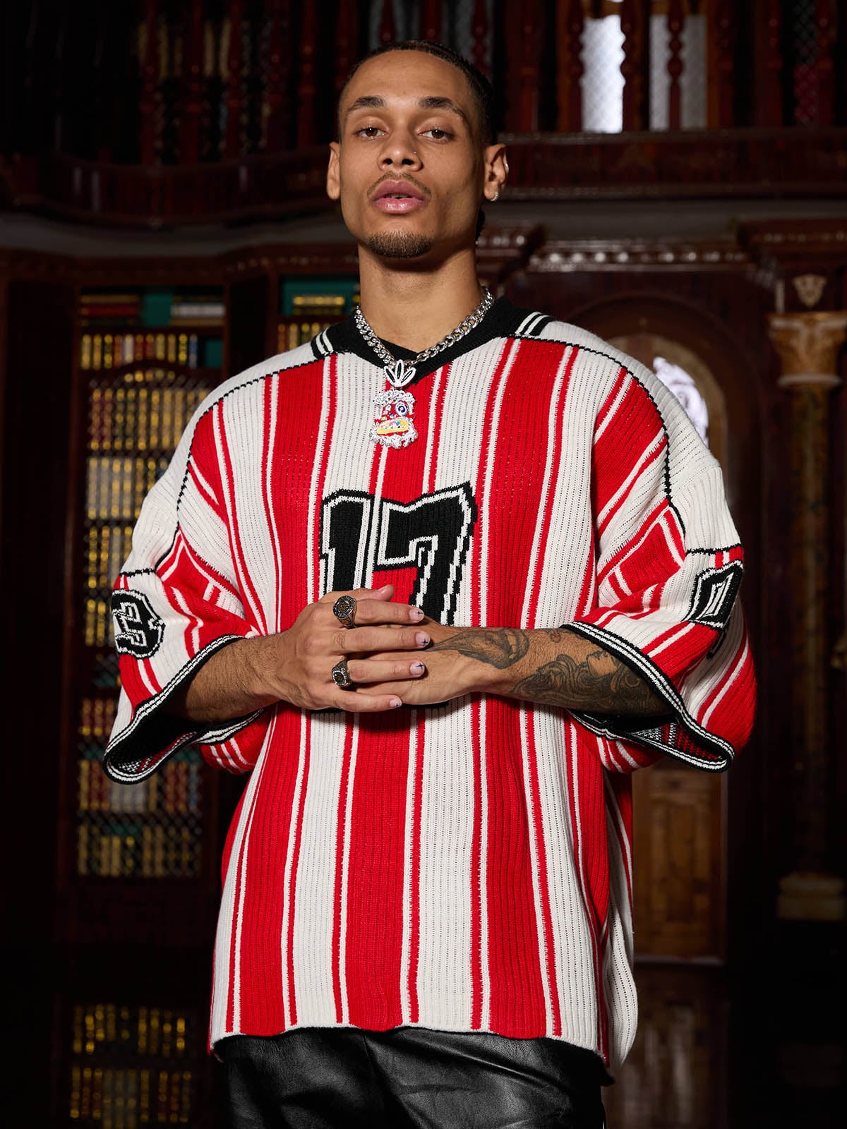 SUÉTER STRIPE BASEBALL KNIT