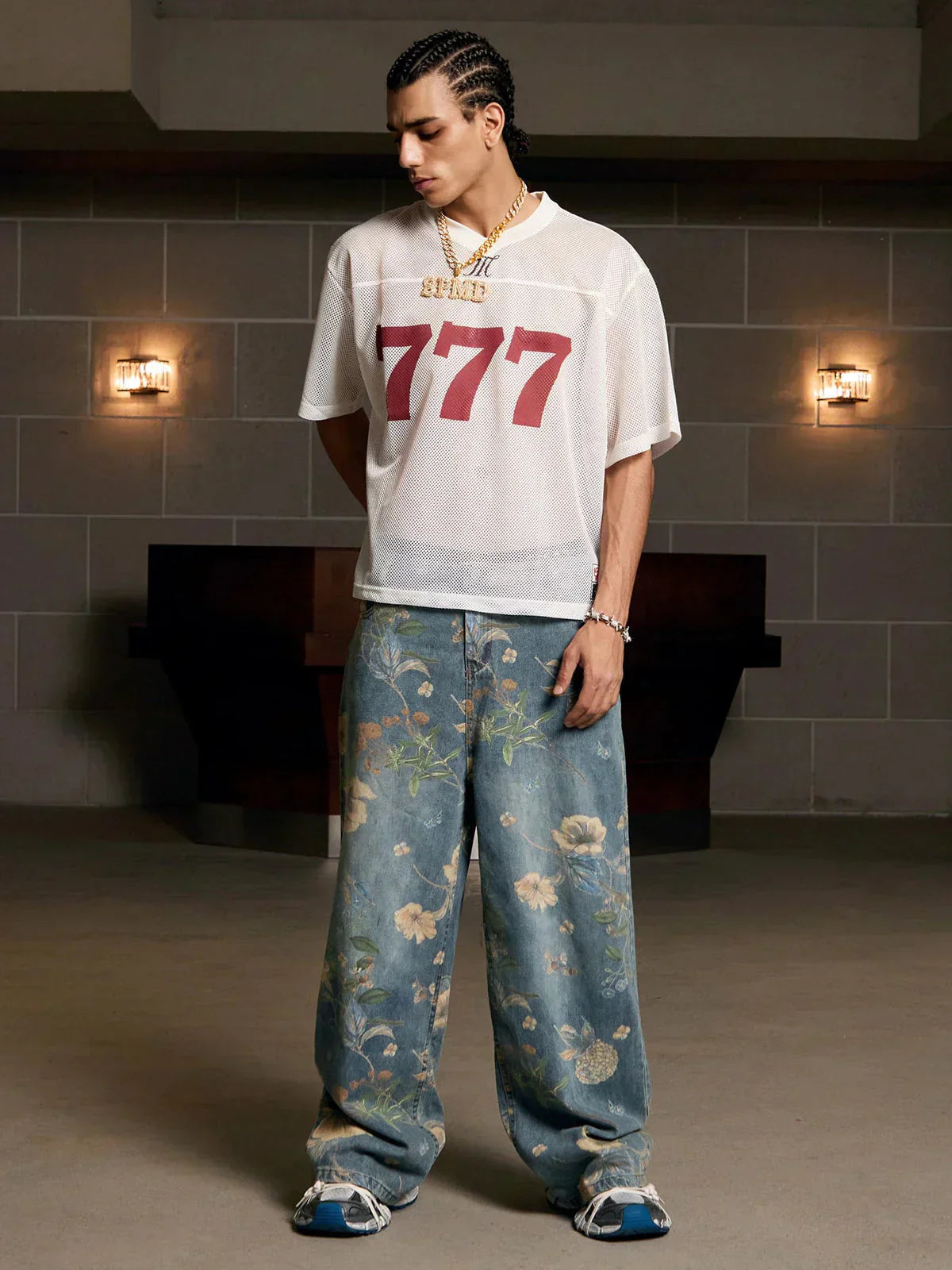 Camiseta Jersey Letter 777