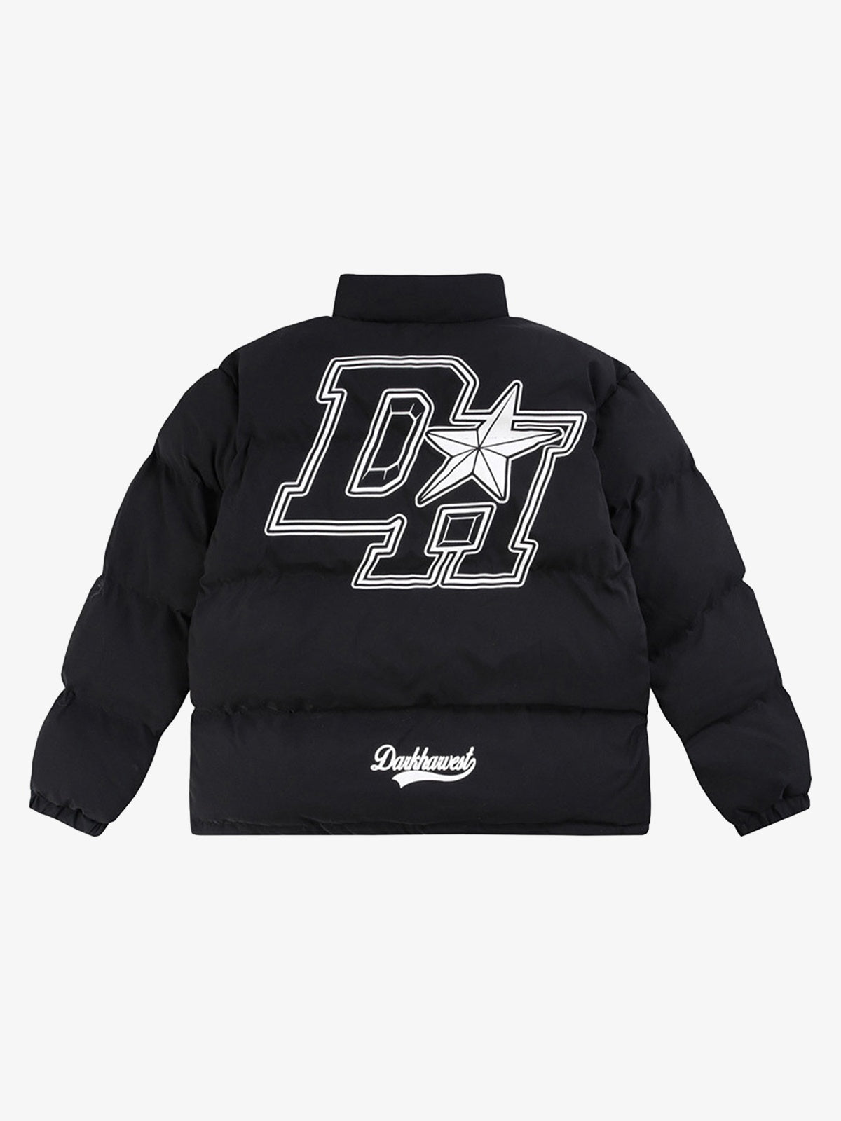 Jaqueta Puffer Retro Letter Down 1993