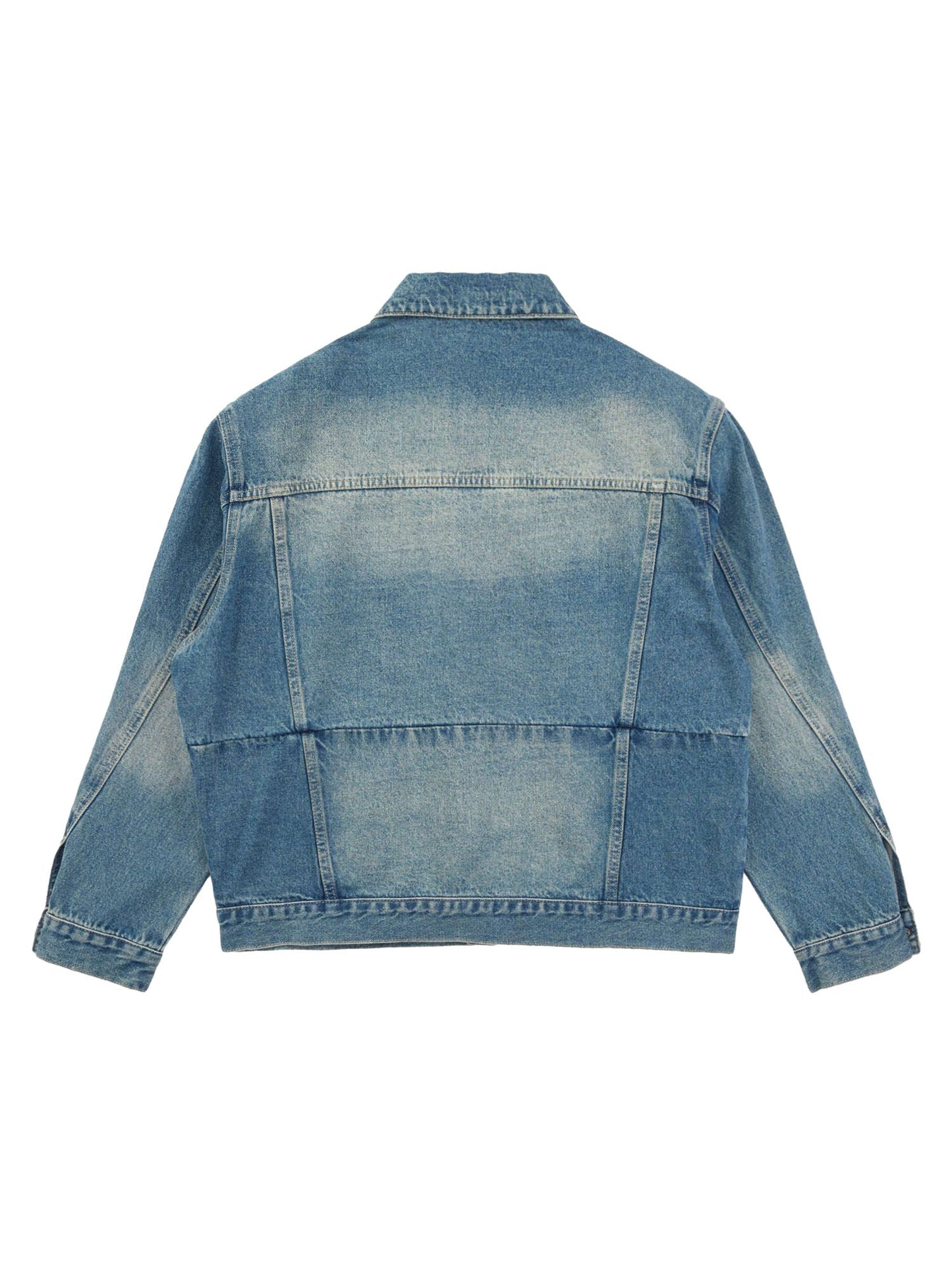 JAQUETA DISTRESSED GRAFFITI DENIM