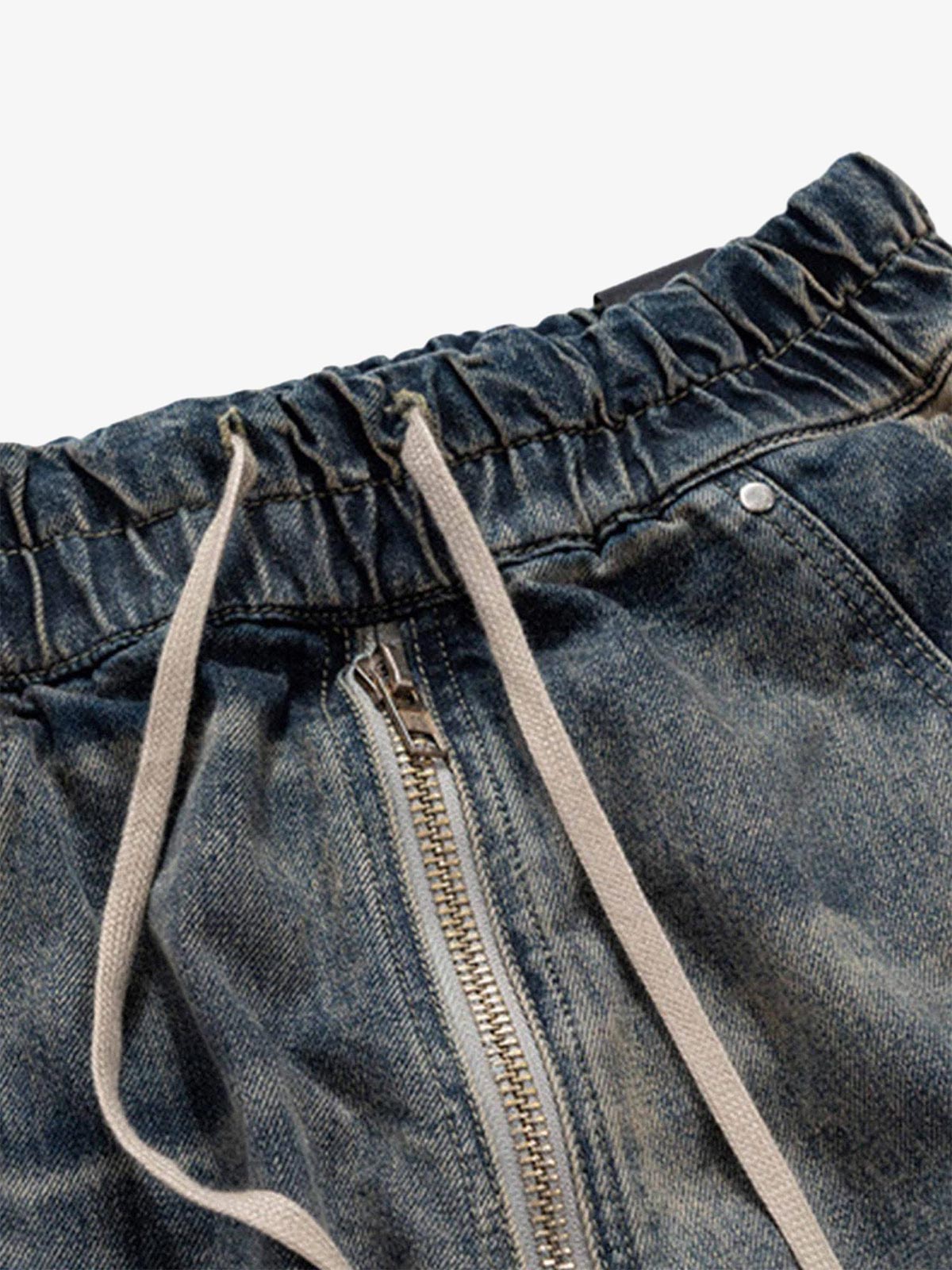 Calça Wide Leg Mult Cargo Jeans