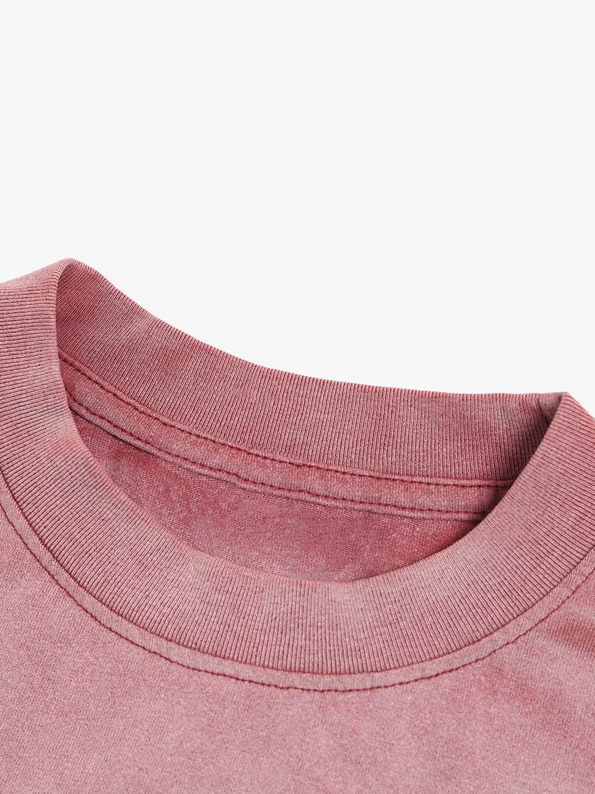 Camiseta Oversized Ink Splash Letter