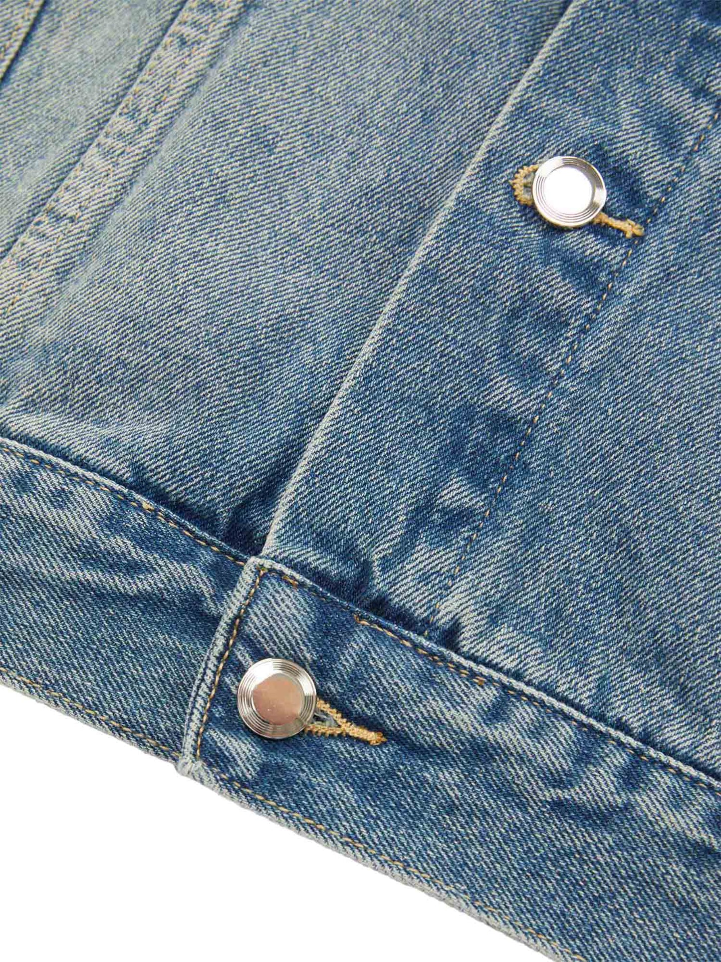 JAQUETA DISTRESSED GRAFFITI DENIM