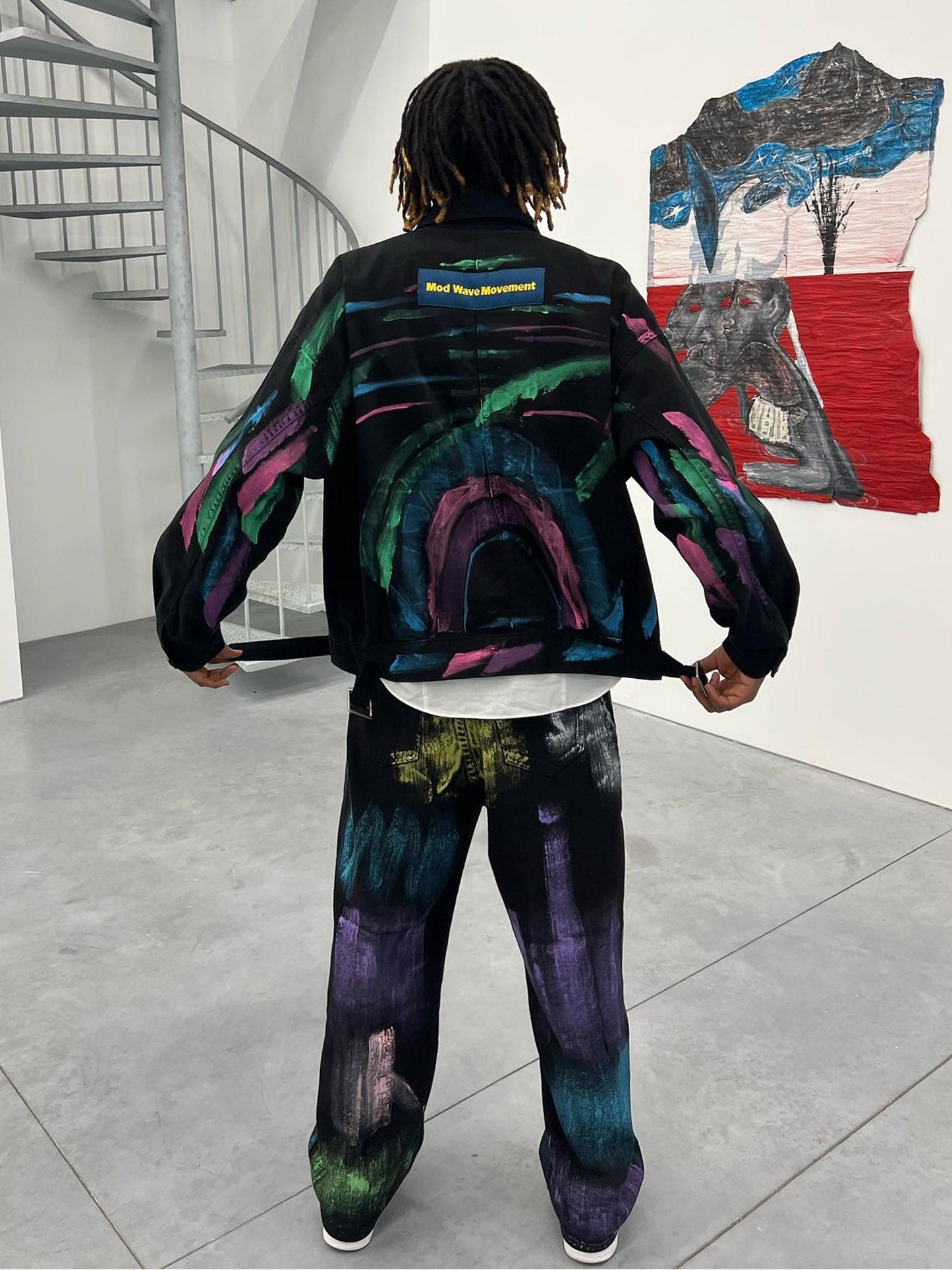 JAQUETA DENIM GRAFFITI HAND-PAINTED