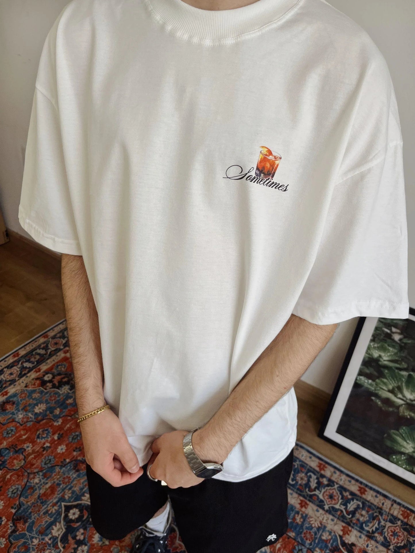 T-SHIRT BOXY NEGRONI