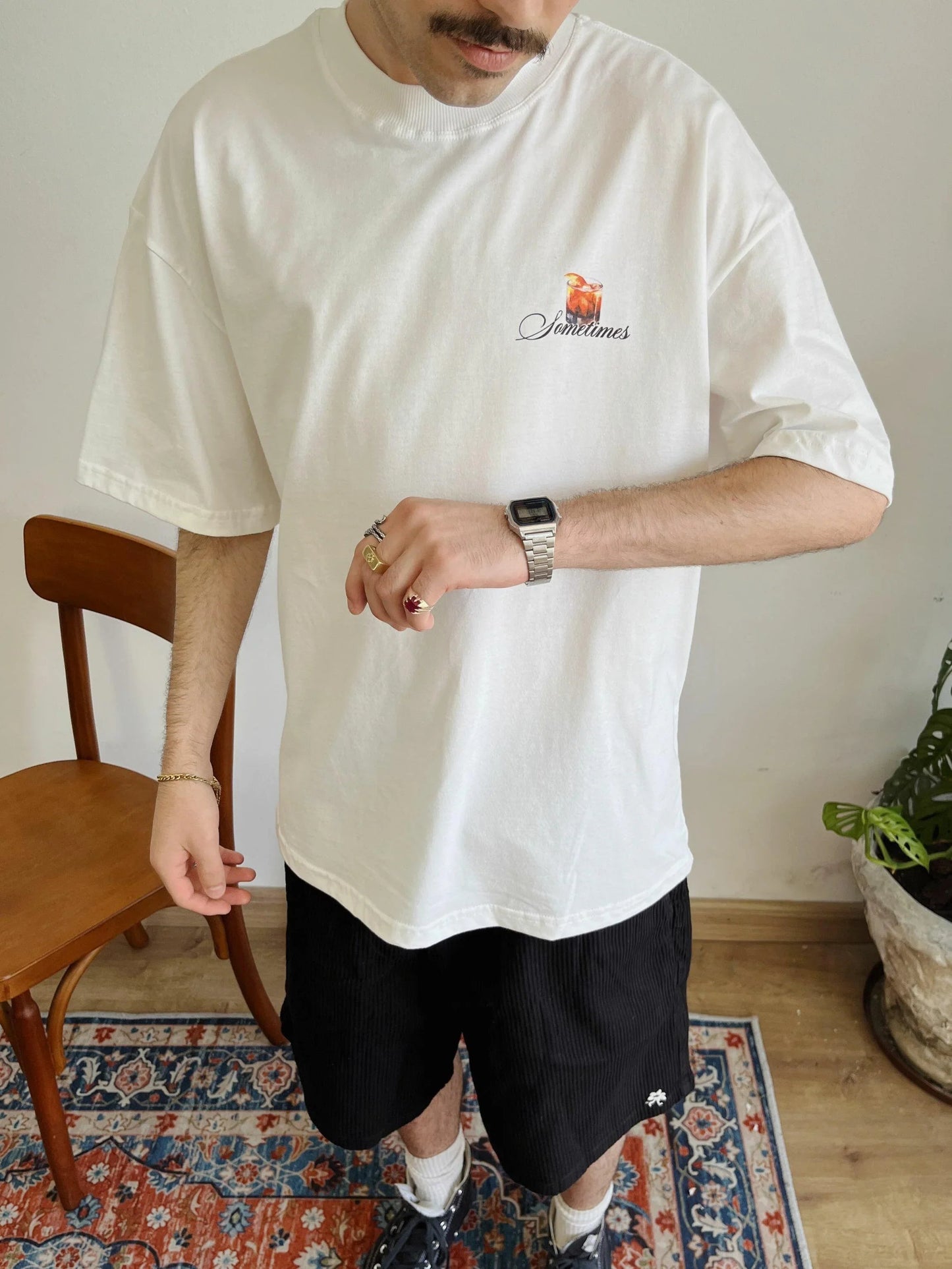 T-SHIRT BOXY NEGRONI
