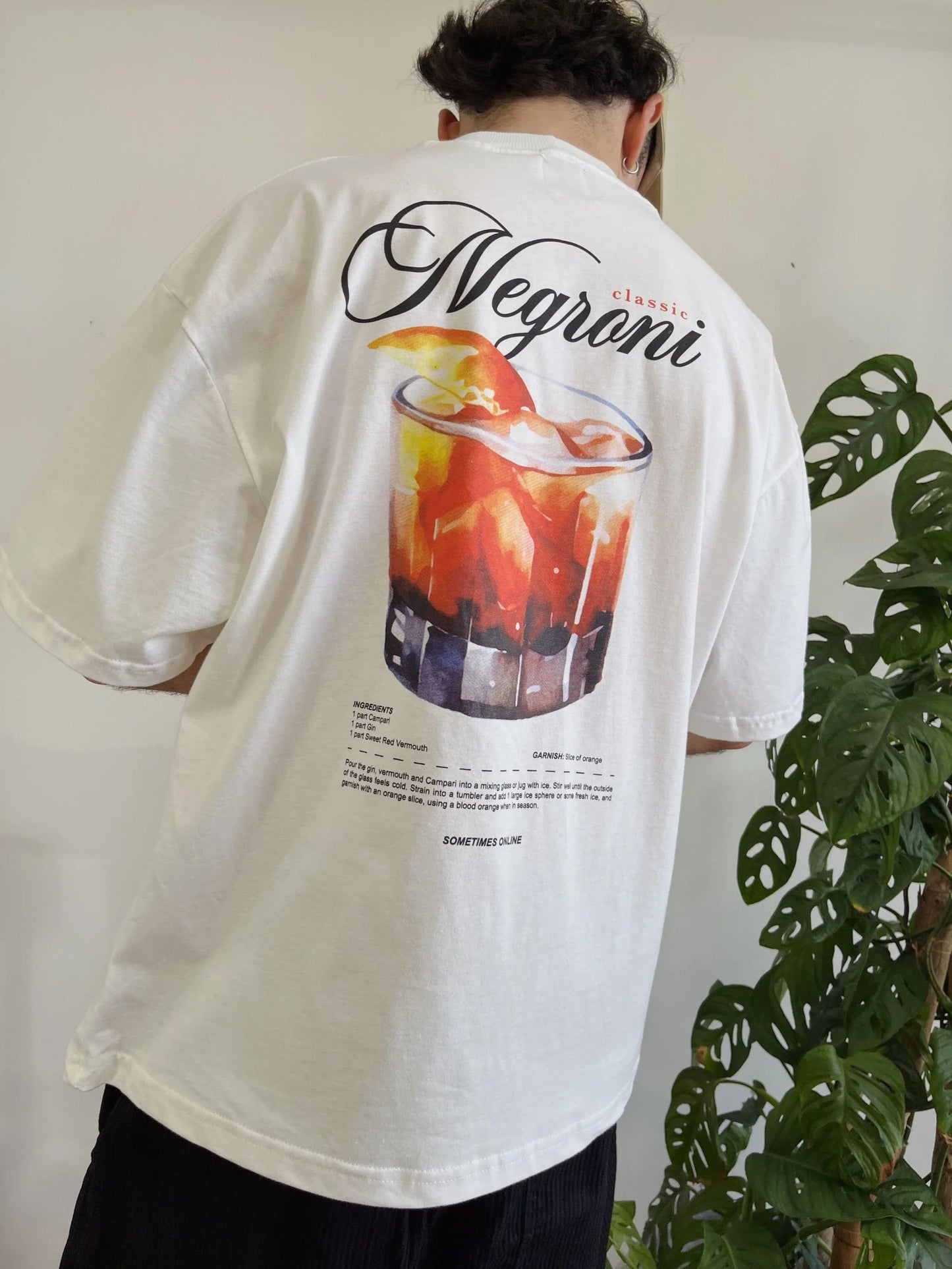 T-SHIRT BOXY NEGRONI