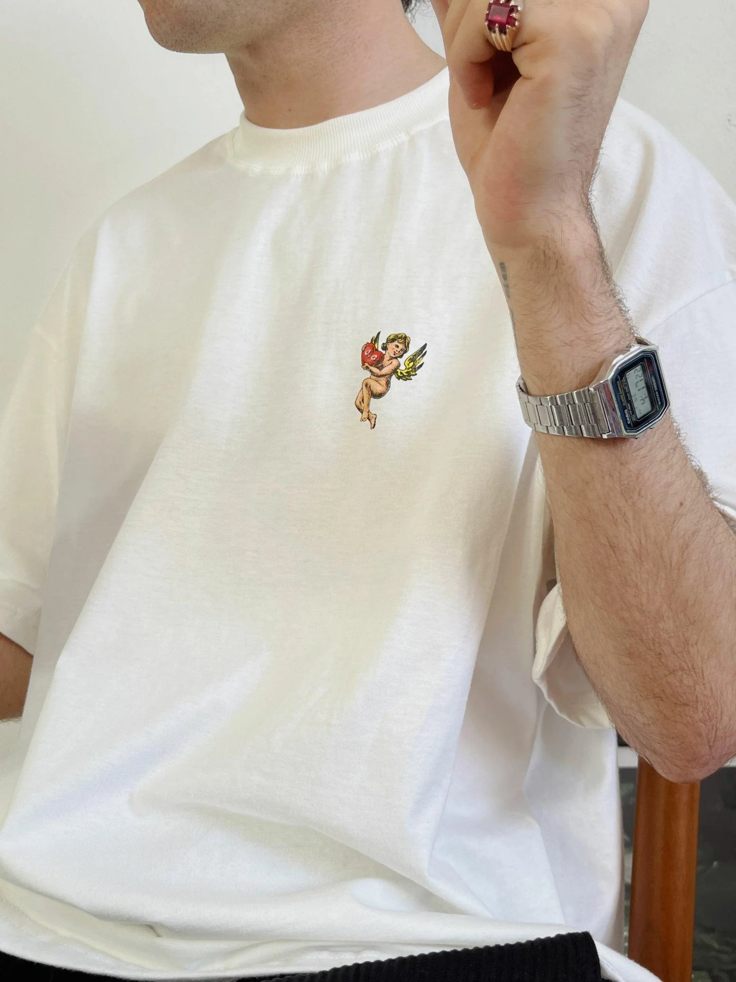 CAMISETA BOXY ANGEL NUMBER