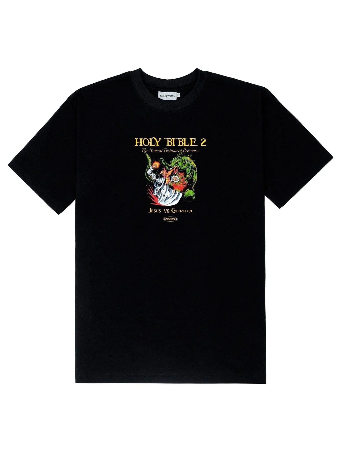 Camiseta Jesus vs Godzilla