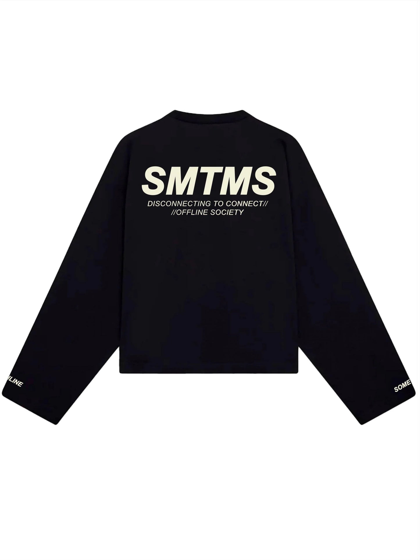 CAMISETA LONG SLEEVE SMTMS BLACK