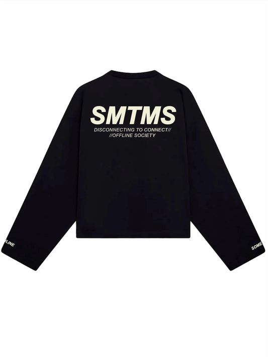 CAMISETA LONG SLEEVE SMTMS BLACK