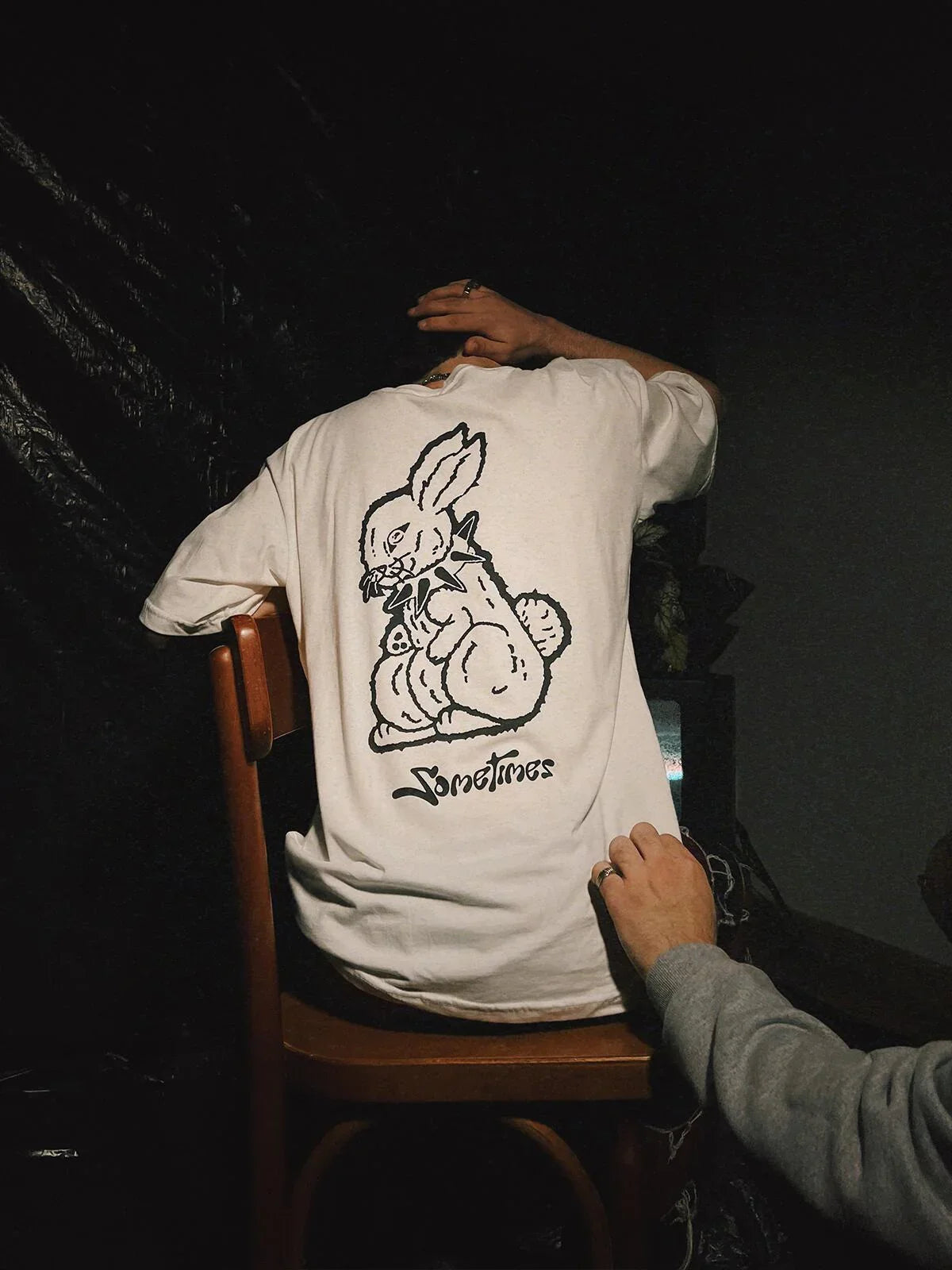 T-SHIRT BAD RABBITS OFF WHITE