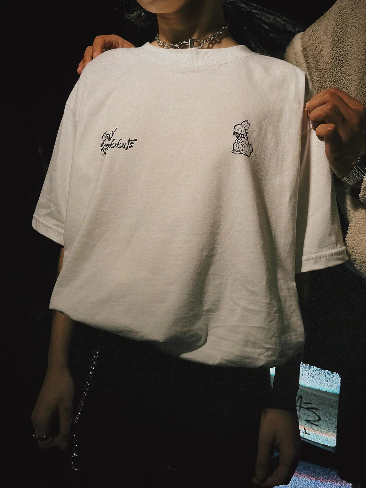 T-SHIRT BAD RABBITS OFF WHITE