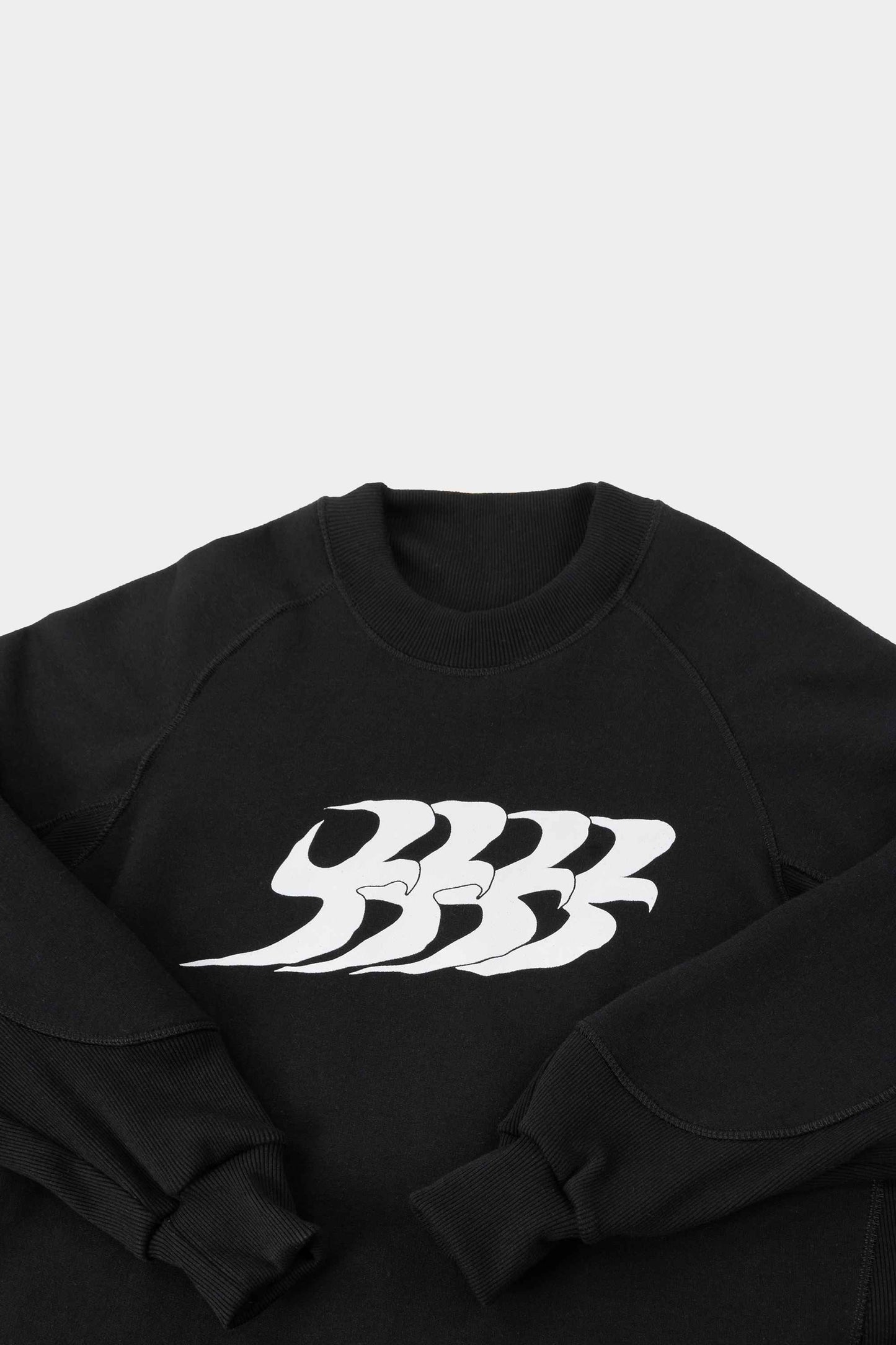 Moletom Barra Crew Crewneck Esportivo Raglan (Black)
