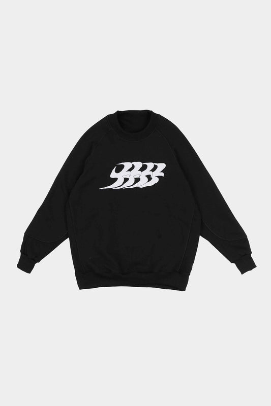 CREWNECK RAGLAN BARROW BLACK