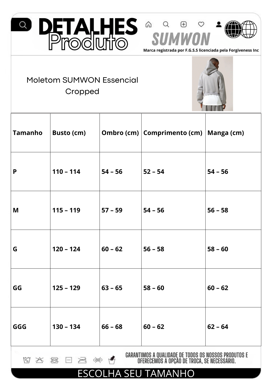 Moletom Essencial Confort Fleece