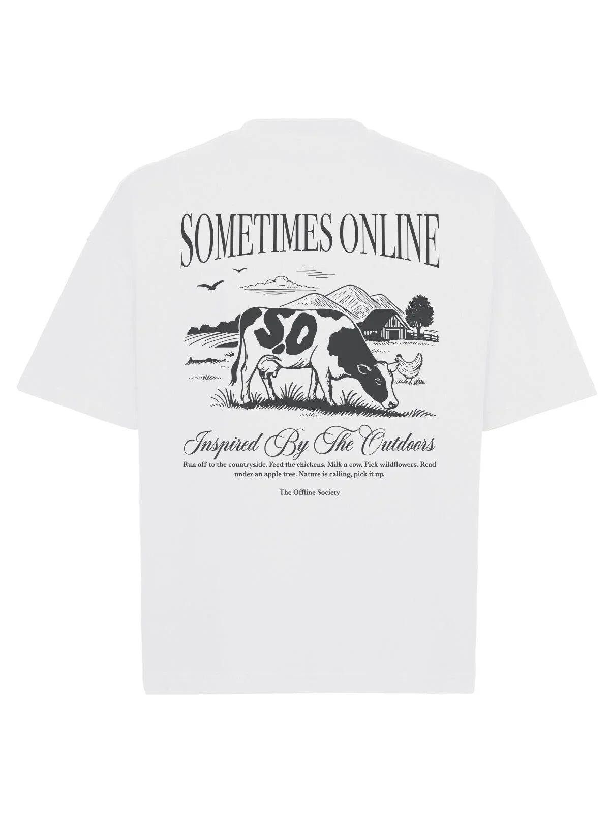 Camiseta Boxy De Vaca