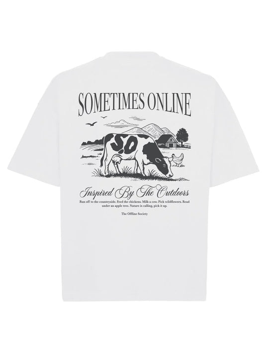 T-SHIRT COW BOXY