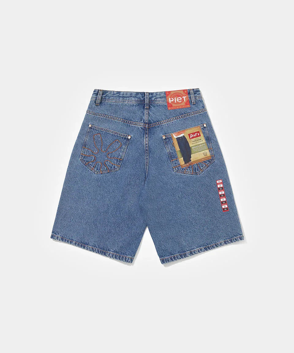 Brand New Shorts Washed Denin
