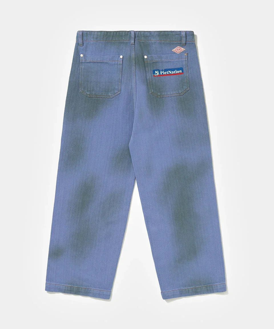 CALÇA SELVEDGE PIET MEDIUM BLUE