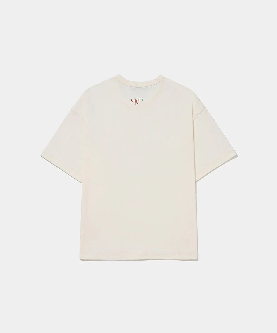 Football Pocket T-shirt Bone White