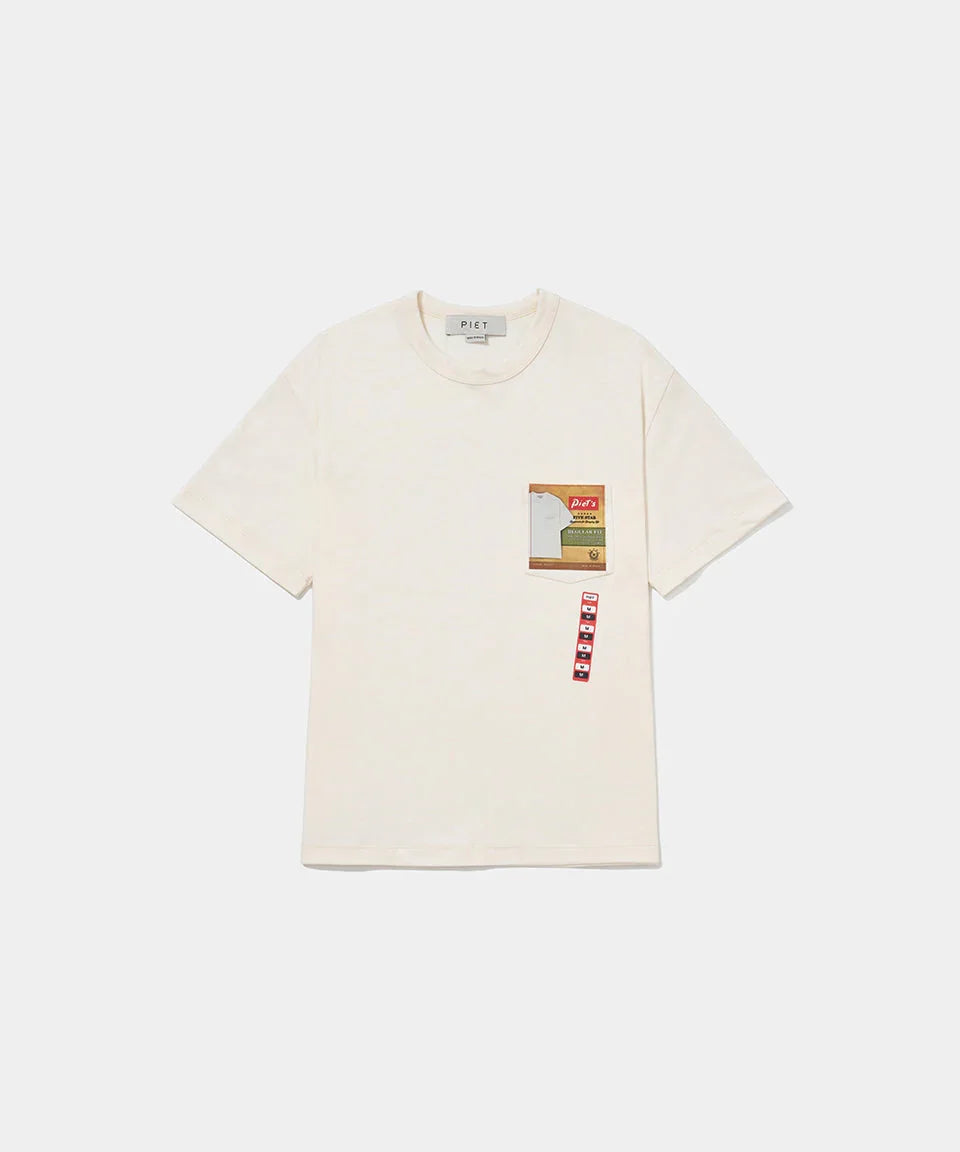 Brand New T-shirt Bone White