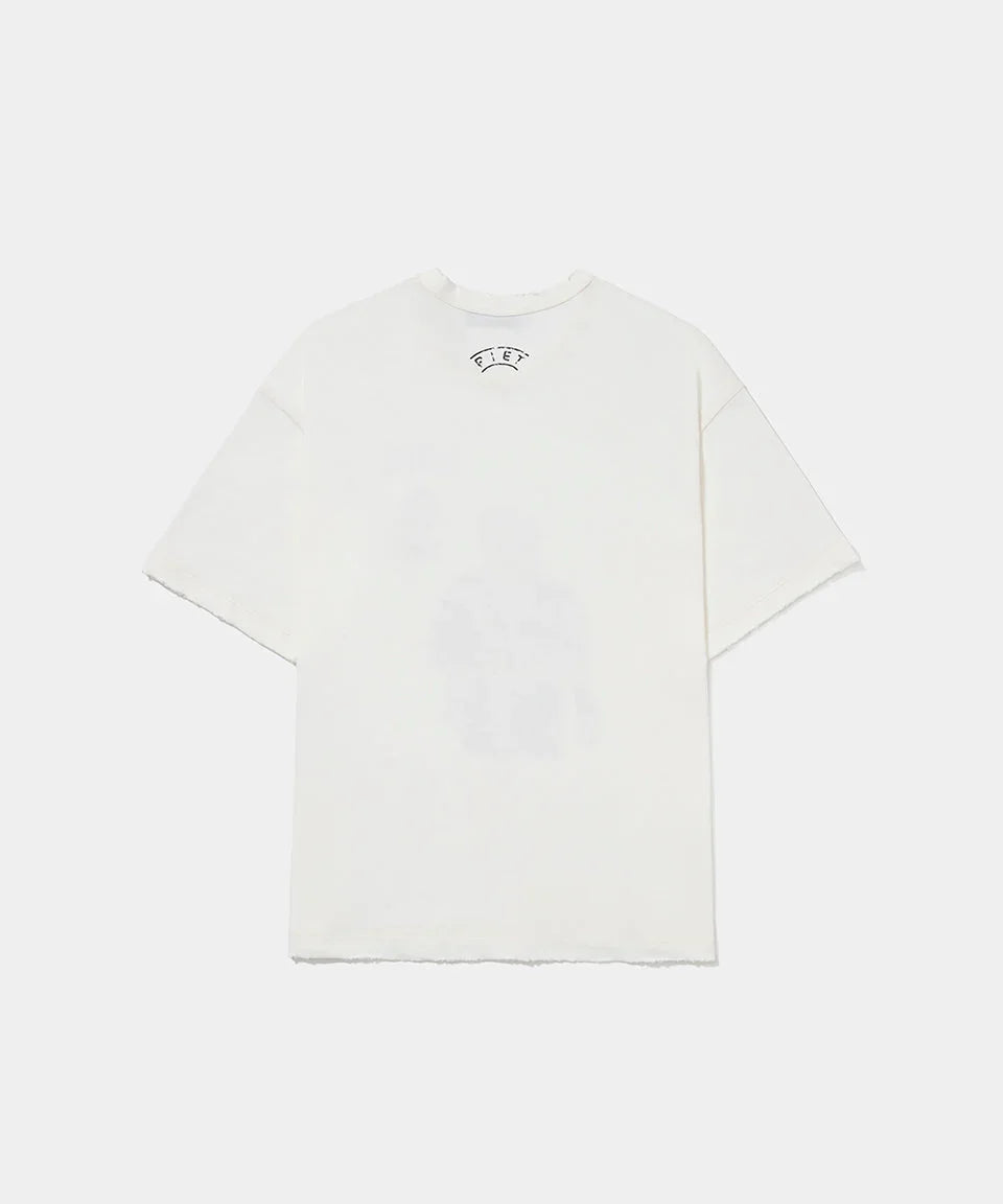 Illustrated T-shirt Bone White